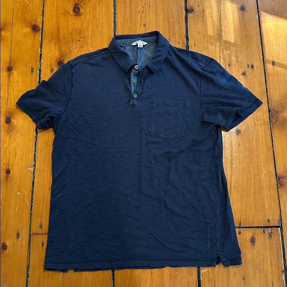 Large Blue Calvin Klein Polo